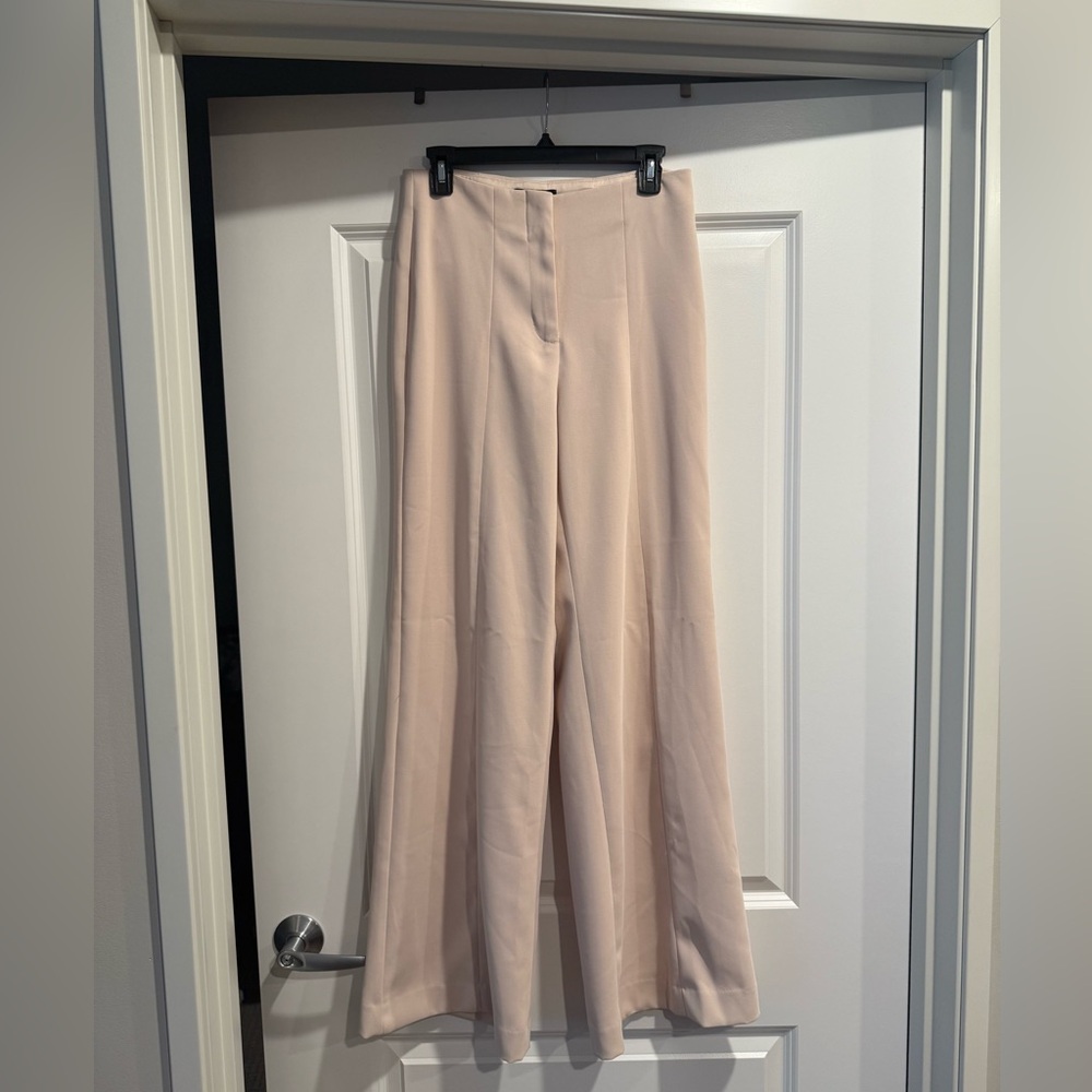 Express Cream Wide-Leg Pants